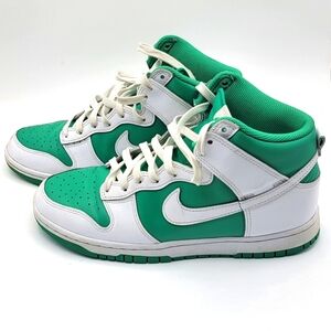 Nike Dunk High Retro  Stadium Green/White Men's‎ Size 8.5 (W-10)